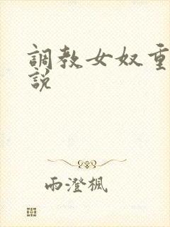 调教女奴重口小说