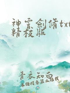 神霄剑修txt精校版