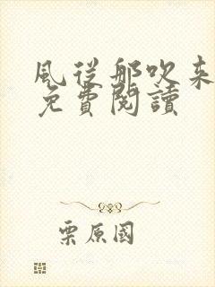 风从那吹来小说免费阅读