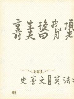 重生后我顶替了前夫白月光无弹窗