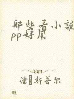 哪些看小说的app好用