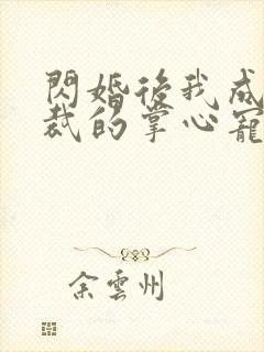 闪婚后我成了总裁的掌心宠