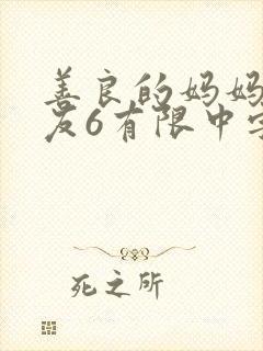 善良的妈妈的朋友6有限中字