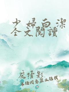 少 妇 白 洁全文阅读