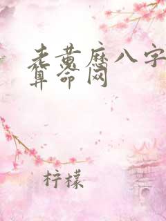 老黄历八字免费算命网