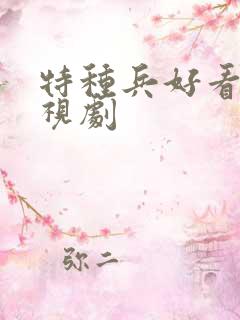 特种兵好看的电视剧