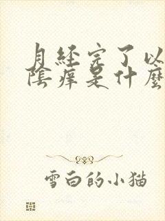 月经完了以后外阴痒是什么原因