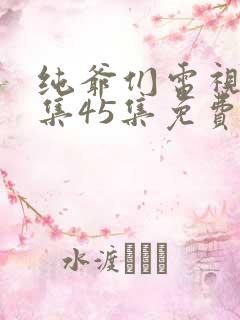 纯爷们电视剧全集45集免费观看