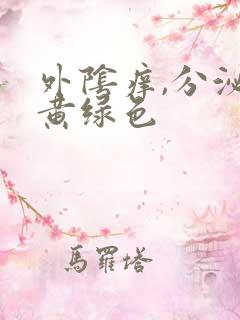 外阴痒,分泌物黄绿色