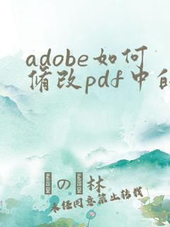 adobe如何修改pdf中的文字