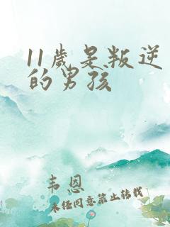 11岁是叛逆期的男孩