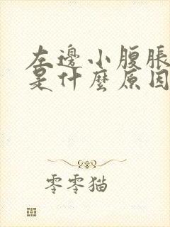 左边小腹胀想尿是什么原因