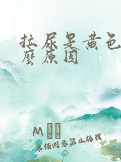 拉尿是黄色是什么原因