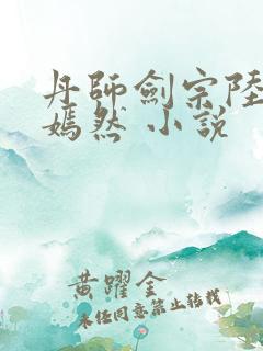 丹师剑宗陆尘陆嫣然 小说