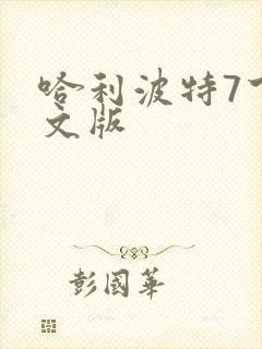 哈利波特7下中文版