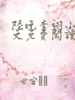 陆晚李翊小说全文免费阅读无弹窗