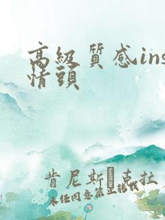 高级质感ins情头