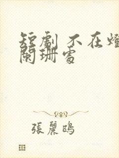 短剧 不在灯火阑珊处