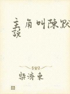 主角叫陈默的小说