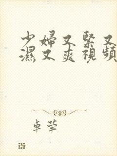 少妇又紧又深又湿又爽视频紫