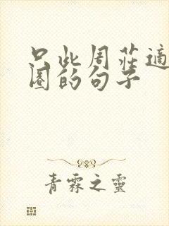 只此周庄适合发圈的句子