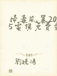 扫毒风暴2025电视免费观看