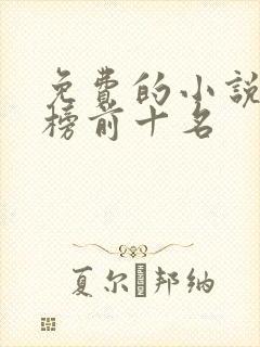 免费的小说排行榜前十名