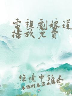 电视剧娘道全集播放免费