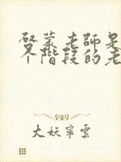 启蒙老师是指哪个阶段的老师