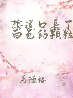 阴道口长了一些白色的颗粒