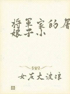 将军家的屠户小娘子小