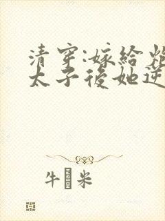 清穿:嫁给炮灰太子后她逆袭了