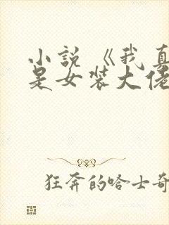 小说 《我真不是女装大佬》