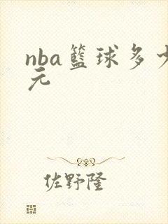 nba篮球多少元