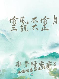 偷风不偷月北南三观不正