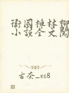 卫国栋林柳儿的小说全文阅读