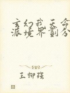 玄幻我天命大反派境界划分