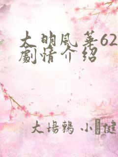 大明风华62集剧情介绍