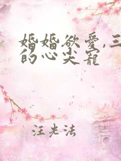 婚婚欲爱,三爷的心尖宠