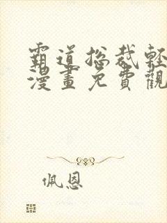 霸道总裁轻轻爱漫画免费观看下拉式