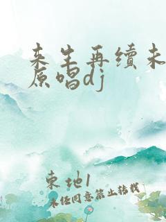 来生再续未了情原唱dj