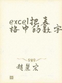 excel把表格中的数字提取出来