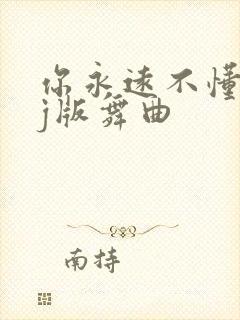 你永远不懂我dj版舞曲