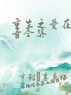 重生之爱在线观看全集