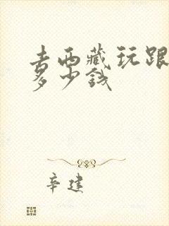 去西藏玩跟团要多少钱