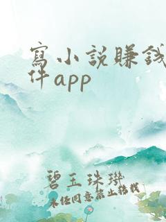 写小说赚钱的软件app
