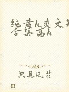 纯黄h爽文短篇合集高h