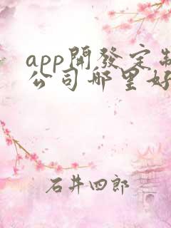 app开发定制公司哪里好