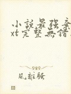 小说最强弃少txt完整无错版