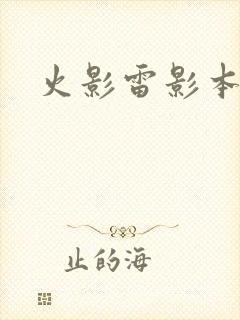 火影雷影本子